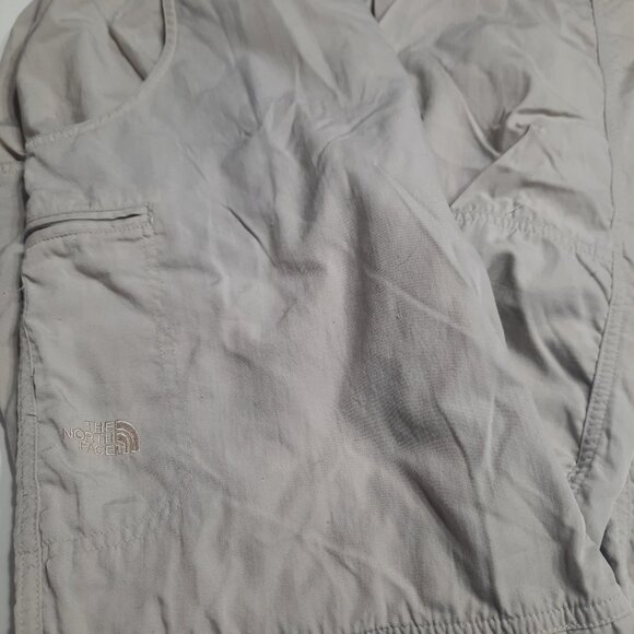 The North Face Hiking Pants Stow Pocket Women's Large Nylon Outdoors Light Khaki - Picture 3 of 8